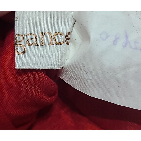 Imperial Elegance Embroidered Wool Christmas Stocking Santa Claus Red 15" 1991 - Picture 7 of 8